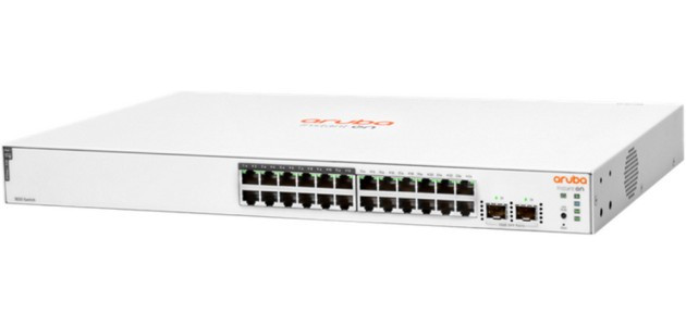 JL813A HPE Коммутатор Aruba Instant On 1830 24G Web-managed 12p Class4 PoE 195W 2SFP Switch JL813A HPE Коммутатор Aruba Instant On 1830 24G Web-managed 12p Class4 PoE 195W 2SFP Switch