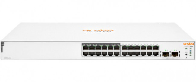 JL813A HPE Коммутатор Aruba Instant On 1830 24G Web-managed 12p Class4 PoE 195W 2SFP Switch JL813A HPE Коммутатор Aruba Instant On 1830 24G Web-managed 12p Class4 PoE 195W 2SFP Switch