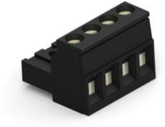 796641-4, Pluggable Terminal Blocks 4 POS 5.0 MM R/A PLUG TRM BLK