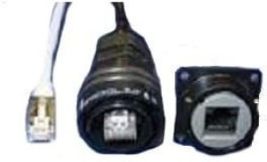 RJF2PEM2G00, Modular Connectors / Ethernet Connectors 8-Hole RJ45 Cordset Inline Sq Flange Rec RJF2PEM2G00, Modular Connectors / Ethernet Connectors 8-Hole RJ45 Cordset Inline Sq Flange Rec