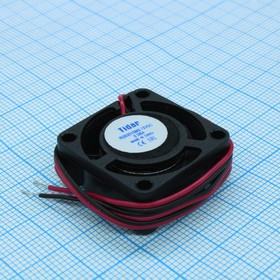 RQD 2510MS 12VDC, (25*25*10 12V), Вентилятор 12В 25x25х10мм, 5700 об/мин, 2.7м3/час, 20дБ, подшипник скольжения, тип вывода - провод