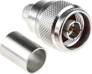 R161075000W, Plug Cable Mount N Connector, 50, Crimp Termination, Straight Body R161075000W, Plug Cable Mount N Connector, 50, Crimp Termination, Straight Body