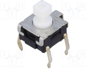 B3W-1150, Tactile Switches Flat Plunger 7.3 x 6.5mm 160g