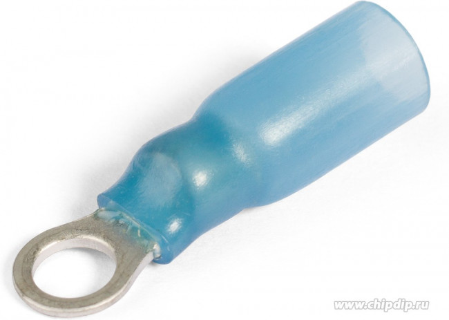 66624, Наконечник кабельный кольцевой изолированный НКИ-Т 2.5-4 серия ПРОФИ (КВТ) 66624, Наконечник кабельный кольцевой изолированный НКИ-Т 2.5-4 серия ПРОФИ (КВТ)