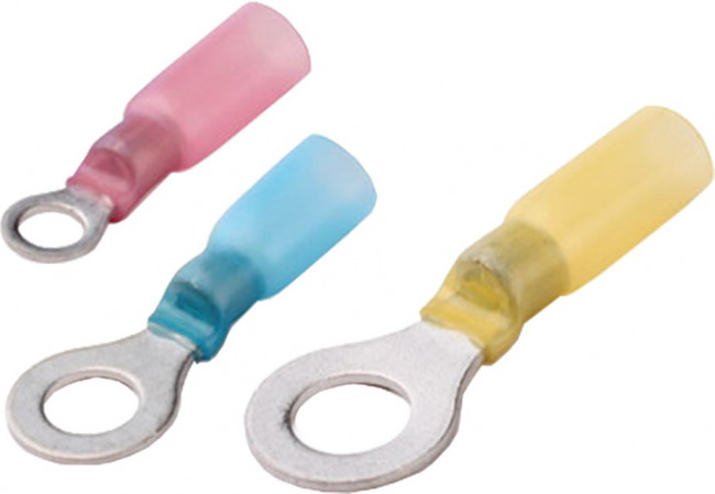 66624, Наконечник кабельный кольцевой изолированный НКИ-Т 2.5-4 серия ПРОФИ (КВТ) 66624, Наконечник кабельный кольцевой изолированный НКИ-Т 2.5-4 серия ПРОФИ (КВТ)