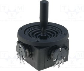 OM200B-M1, Джойстик, 1.8-3.2k-±5%,2 оси, Фикс.пол: 1, 5кОм, -10-80°C, ±5%