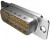 DAP15P065TXLF, D-Sub Standard Connectors 15P MALE SOLDER SHELL SIZE A