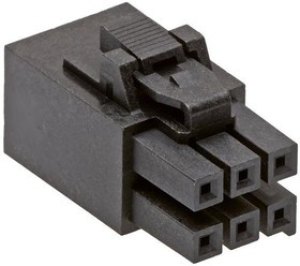 172258-1004, Headers &amp; Wire Housings Ultra-Fit RECEPT HSG 3.50MM D/R 4CIR BLK
