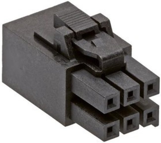 172258-1004, Headers &amp; Wire Housings Ultra-Fit RECEPT HSG 3.50MM D/R 4CIR BLK