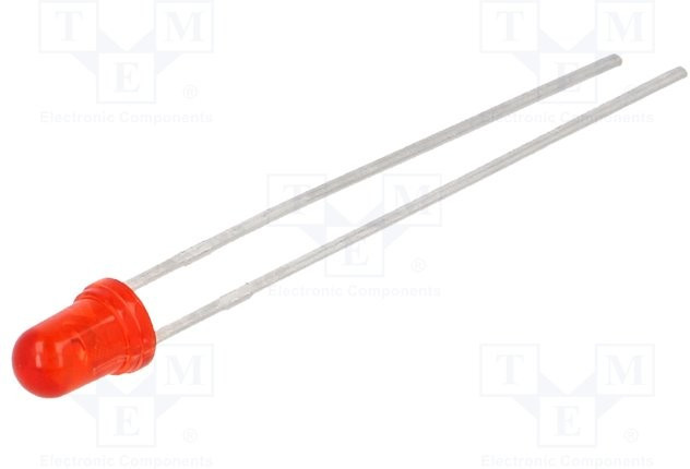 LTL1CHVRTNN, LED; 3mm; red; 1500?3200mcd; 45°; Front: convex; 2?2.4V LTL1CHVRTNN, LED; 3mm; red; 1500?3200mcd; 45°; Front: convex; 2?2.4V