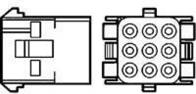 1-480709-0, Корпус разъема Корпус разъема Universal MATE-N-LOK гнездо 12pin (без контактов)