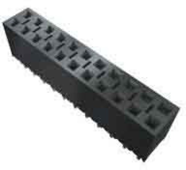 BCS-125-L-D-TE, Headers & Wire Housings Pass-Through Socket Strip, 0.100" pitch BCS-125-L-D-TE, Headers & Wire Housings Pass-Through Socket Strip, 0.100" pitch