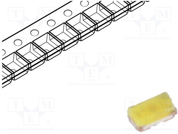 LTW-C281DS5, LED; SMD; 0402; white cold; 45?180mcd; 130°; 5mA; 2.55?3.15V; 70mW