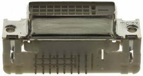 74320-4000, HDMI, Displayport &amp; DVI Connectors PCB RECPT R/A 24P panel mount