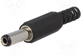 PC-2.5/5.5-14, Вилка, питания DC, "мама", 5,5/2,5мм, 5,5мм, 2,5мм, на провод, 14мм