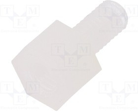 TP-4, Дистанцирующая стойка с резьбой, шестигранная, полиамид, M3, M3