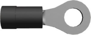 342063, PIDG Insulated Ring Terminal, M6 Stud Size, 1.3mm² to 2mm² Wire Size, Black 342063, PIDG Insulated Ring Terminal, M6 Stud Size, 1.3mm² to 2mm² Wire Size, Black