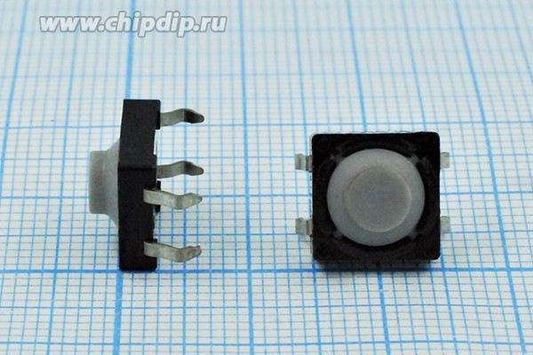 Тактовая кнопка, 10x10x 5.6, алгоритм работы NO, контакты 4PF, TVFP12