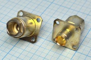 Разъем высокочастотный СР50-814ФВ вилка, прибор/на кабель, М12, СР50-814ФВ