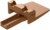 AWP-2PD, WEDGELOCK, BROWN, THERMOPLASTIC, 2POS