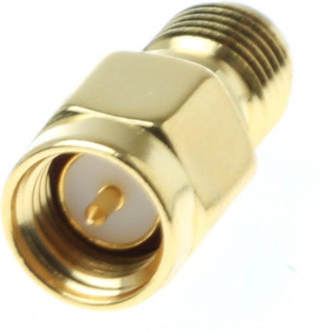 SMAM-RSMAM-3GT50G-50, Amphenol Straight RF Adapter SMA Plug to R-SMA Plug