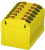 3002881, DIN Rail Terminal Blocks PTFIX 12X1,5-G YE 1.5mm2 adhesive mnt