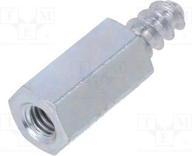 TFM-M3X10/224ST3.3, Дистанцирующая стойка с резьбой, 10мм, Внутр.резьба: M3, сталь