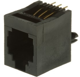 MHRJJ66NFV, Гнездо, RJ12, PIN: 6, Конф: 6p6c, THT, прямой