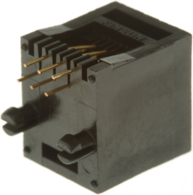 MHRJJ66NFV, Гнездо, RJ12, PIN: 6, Конф: 6p6c, THT, прямой