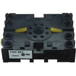 P2CF-08, Аксес.для реле: панелька, PIN: 8, DIN, Эл.подкл: круглое гнездо
