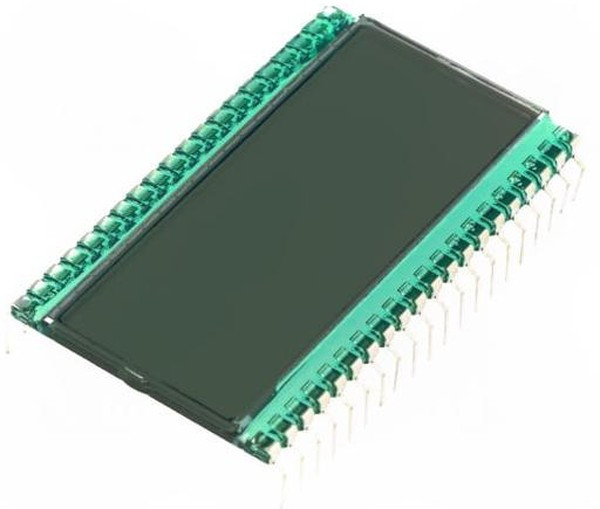 DE 114RS-20/6,35, Дисплей: LCD, 7-сегментный (цифровой), STN Positive, Знак: 12,7мм