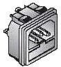161-0717-1-187-E, AC Power Entry Modules INLET SNAP-IN FUSED