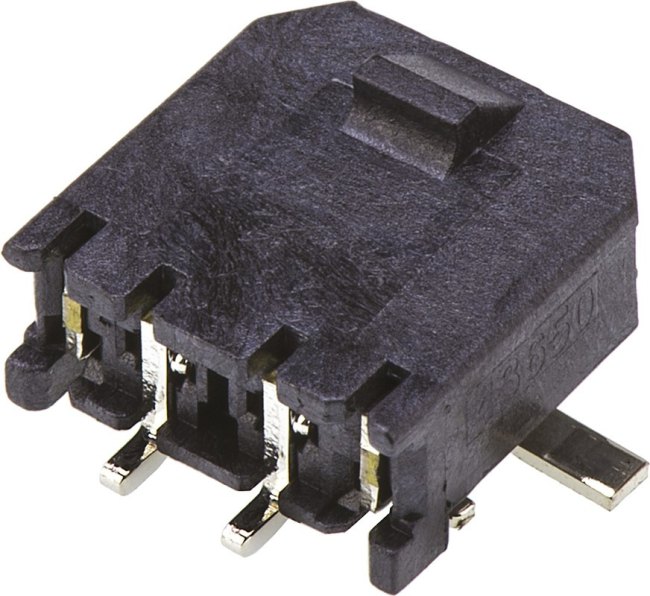 0436500212, Conn Wire to Board HDR 2 POS 3mm Solder RA Side Entry SMD Micro-Fit 3.0 T/R 0436500212, Conn Wire to Board HDR 2 POS 3mm Solder RA Side Entry SMD Micro-Fit 3.0 T/R