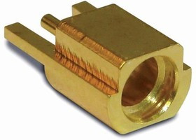 262107, RF/COAXIAL, MMCX JACK, STRAIGHT, 50 OHM SOLDER