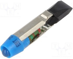 1505135B3, Индикат.лампа: LED; T5,5; голубой; пластик; 24ВAC; 24ВDC; -20-60°C