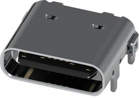 629722000214, Разъем USB, USB Типа C, USB 2.0, Гнездо, 16 вывод(-ов)