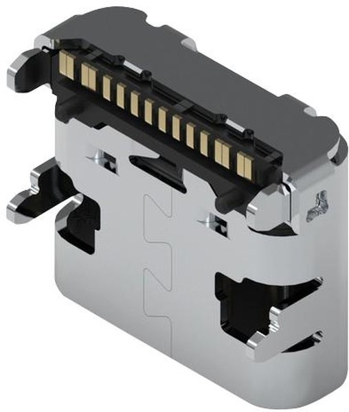 629722000214, Разъем USB, USB Типа C, USB 2.0, Гнездо, 16 вывод(-ов)