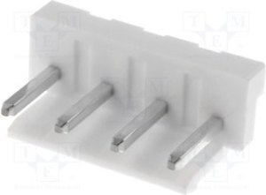 B04P-NV(LF)(SN), 1x4P 1 5mm 4 Copper Alloy Plugin,P=5mm Wire To Board / Wire To Wire Connector ROHS