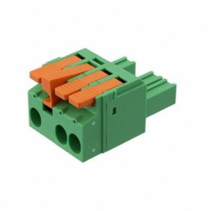 1716931, Pluggable Terminal Block, Straight, 7.62mm Pitch, 3 Poles 1716931, Pluggable Terminal Block, Straight, 7.62mm Pitch, 3 Poles