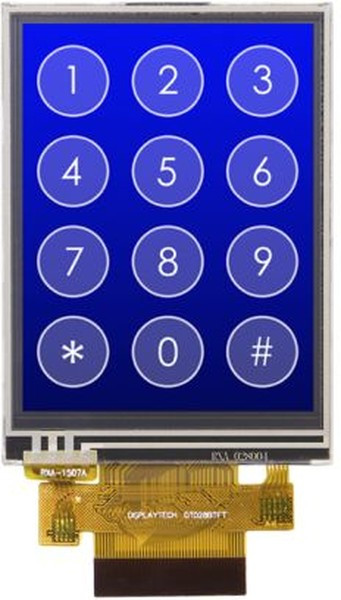 DT028BTFT-TS, DT028BTFT-TS TFT TFT LCD Display / Touch Screen, 2.8in, 240 x 320pixels DT028BTFT-TS, DT028BTFT-TS TFT TFT LCD Display / Touch Screen, 2.8in, 240 x 320pixels