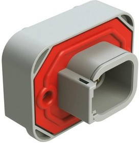 ATM15-6P-BM04, Automotive Connectors Str Flng Mnt PCB Rcp 6POS Gry Tin Cont ATM15-6P-BM04, Automotive Connectors Str Flng Mnt PCB Rcp 6POS Gry Tin Cont