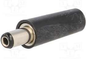 PC-002, Вилка, питания DC, "мама", 5,5/2,5мм, 5,5мм, 2,5мм, на провод