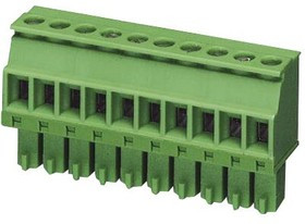 MCVR 1,5/16-ST-3,81, Съемная клеммная колодка, 3.81 мм, 16 вывод(-ов), 28AWG до 16AWG, 1.5 мм², Винт, 8 А
