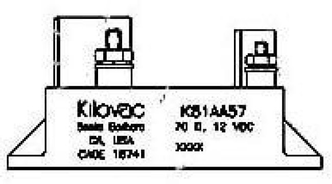 K81AB57, General Purpose Relays 1FormA SPST 26.5V