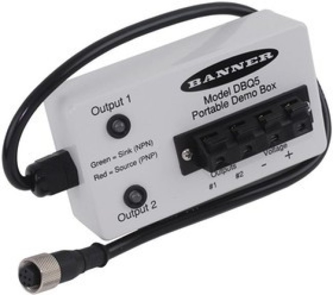 DBQ5, PORTABLE DEMO BOX, 4-PIN EURO