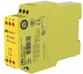 774059, Single-Channel Safety Switch/Interlock Safety Relay, 24V ac/dc, 2 Safety Contacts
