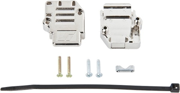 863093C09MLF, D-Sub Backshells Metal Plas-Str exit E 9 way shell 863093C09MLF, D-Sub Backshells Metal Plas-Str exit E 9 way shell