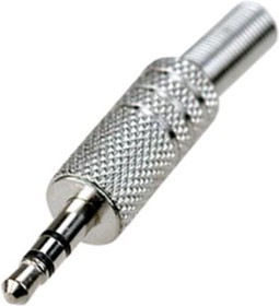 NP-144 (7-0018) (K304H), Аудио штекер стерео металл 3.5 мм