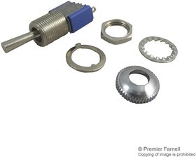 106362103, Рычажный переключатель, Вкл.-Вкл., SPST, Без Подсветки, Серия 10600, Панель, 3 А