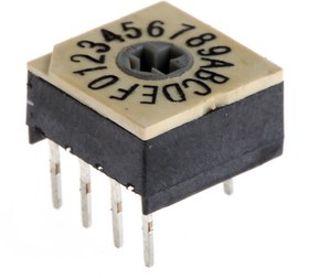 P60A703, 16 Way Through Hole DIP Switch